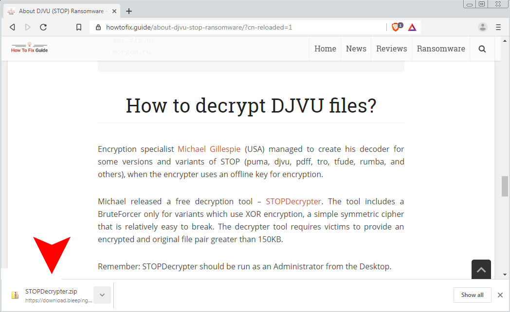 Download STOPDecrypter