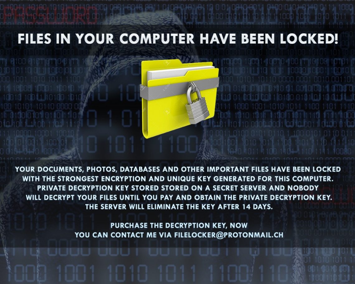 FILES IN YOUR COMPUTER HAVE BEEN LOCKED!