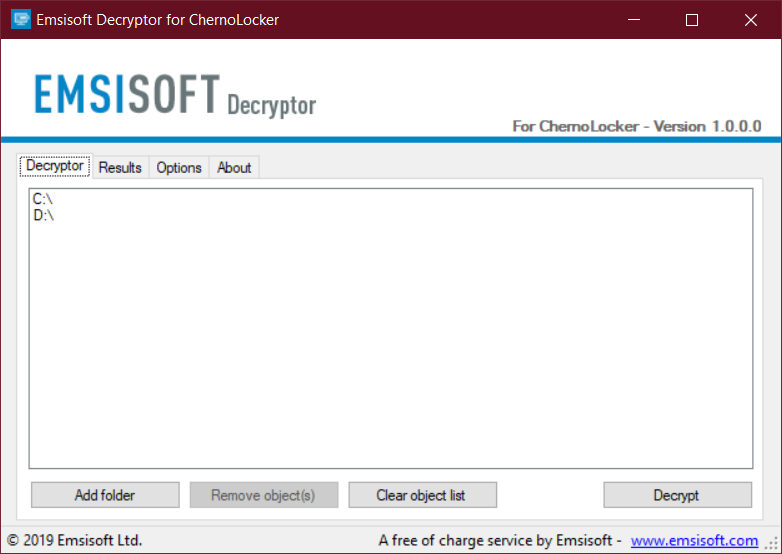 Decrytor ChernoLocker