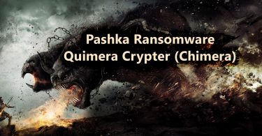 Pashka Ransomware Quimera Crypter (Chimera) Ransomware