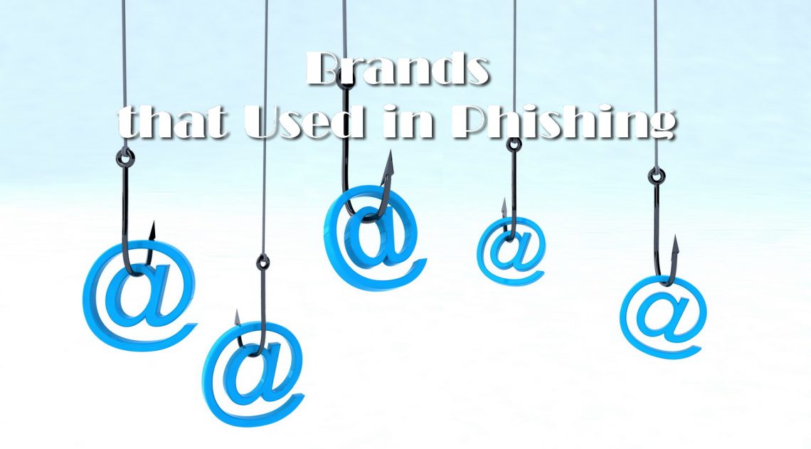 Brands commonly used in phishing