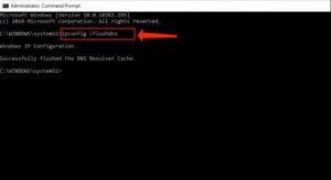 Svuotare la cache DNS - ipconfig /flushdns
