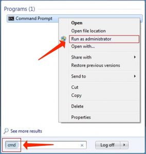 Windows 7/Vista Command Prompt