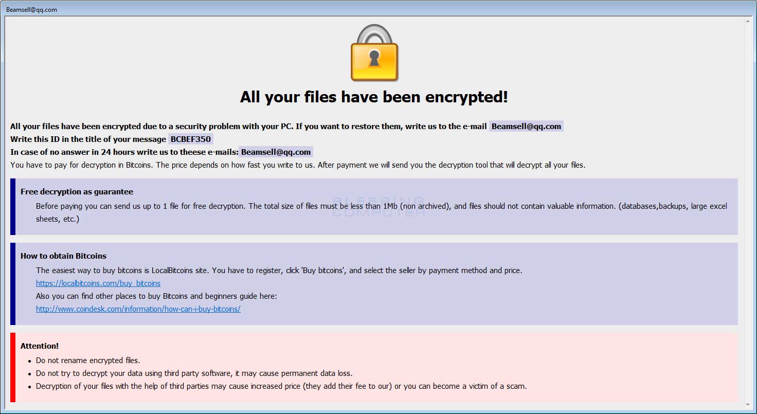 Dharma the most successful ransomware