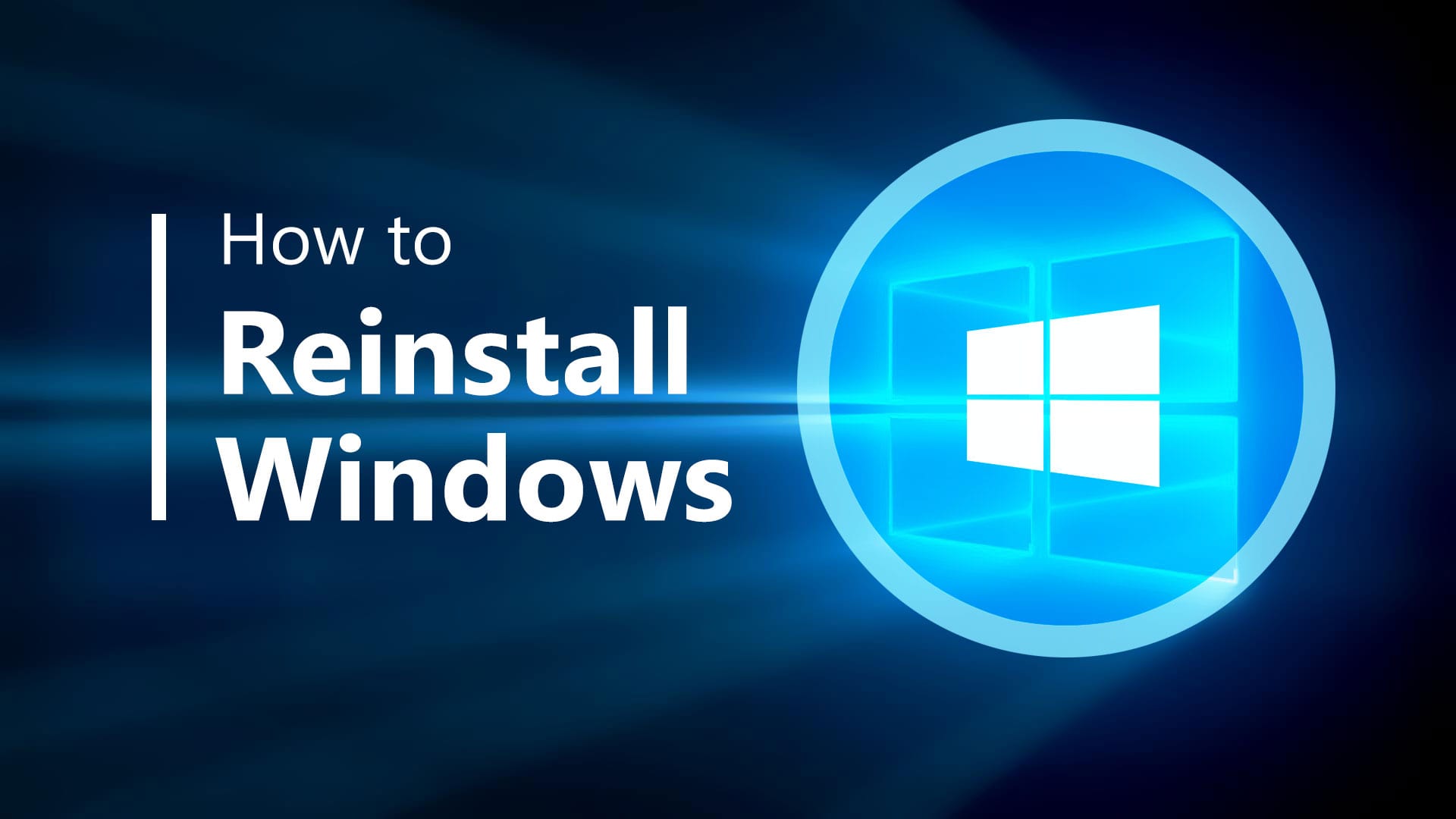 Reinstall Windows 10. Step-by-step tutorial.