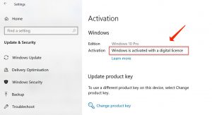 Installieren Sie die Windows 10-Aktivierung neu