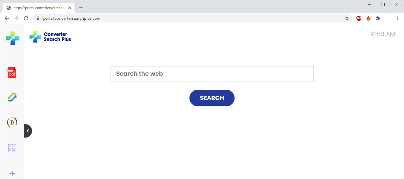 ConverterSearchPlus changed the start page of the browser