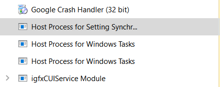 Host Process for Windows Tasks in Task Manager