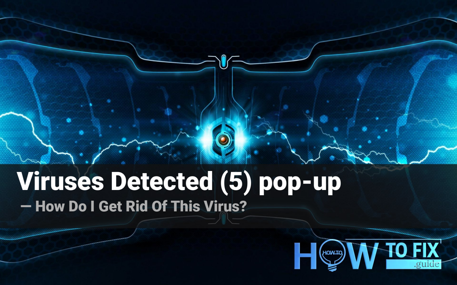 Viruses detected (5) popup. How do I get rid of virus notifications