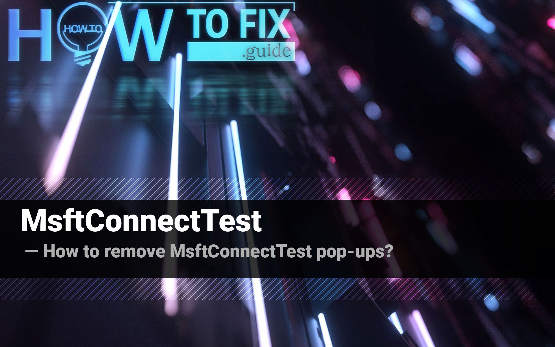 Msftconnecttest com открывается в браузере