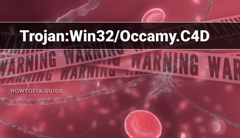 Trojan win32 occamy c как удалить windows 10