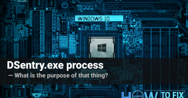 DSentry.exe process – what is it?