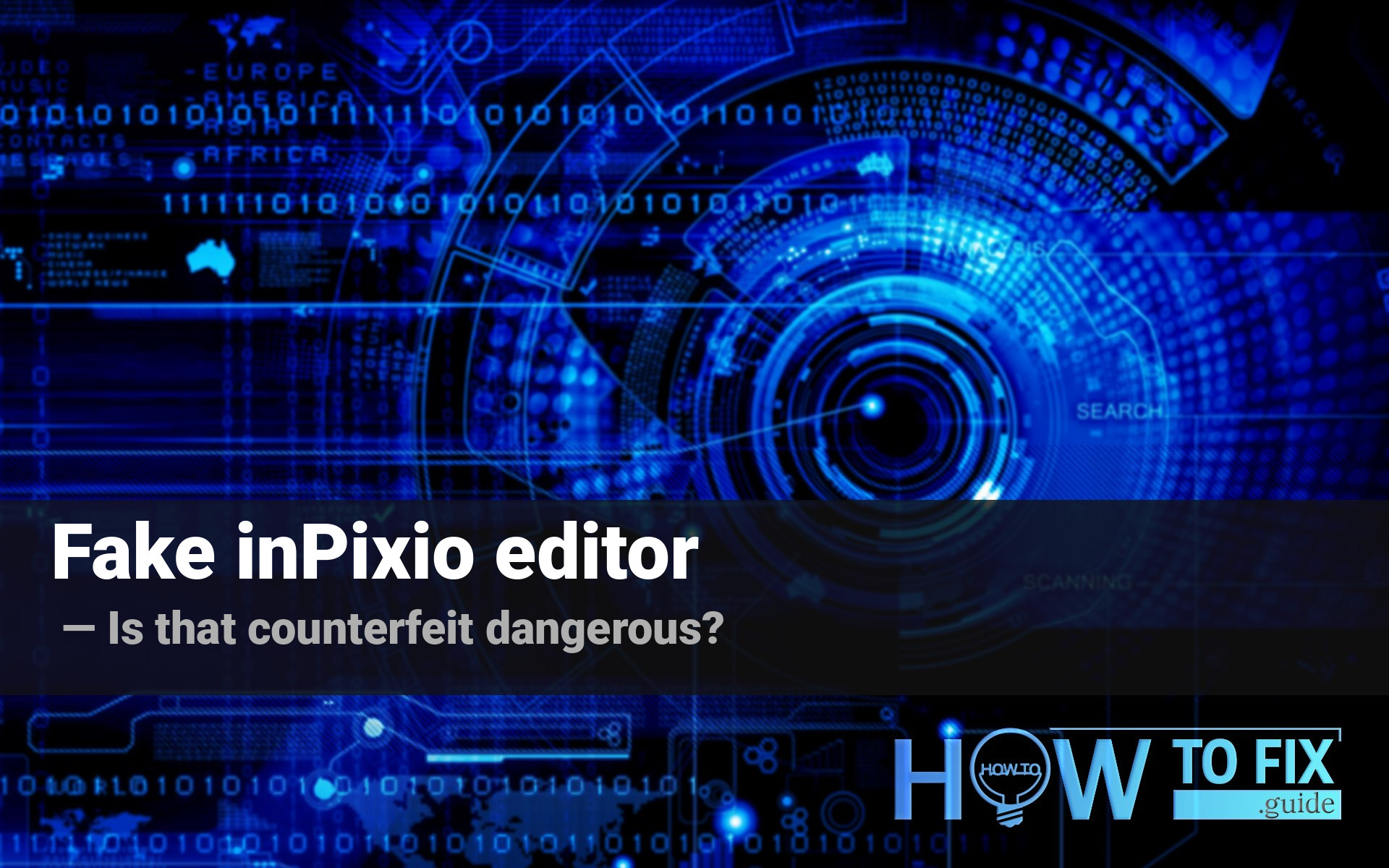 Fake inPixio Editor – is it dangerous?