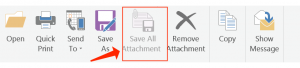 Outlook: guarde todos los archivos adjuntos