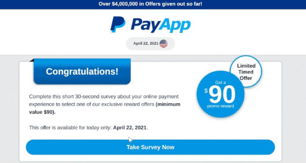 PayApp Rewards scam
