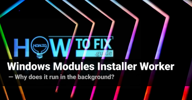 What is Windows Modules Installer Worker?