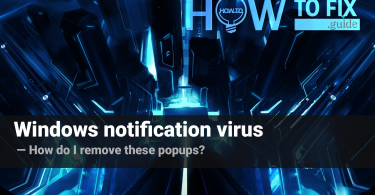 Windows notification virus. How do I remove these pop-ups?