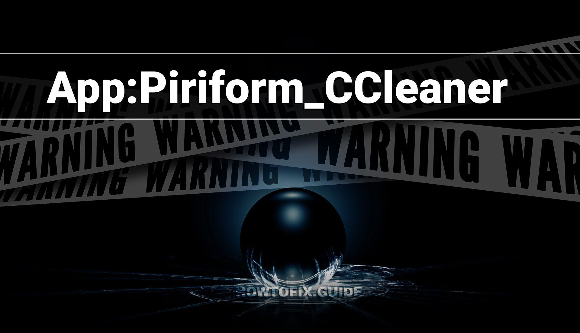 ccleaner piriform virus