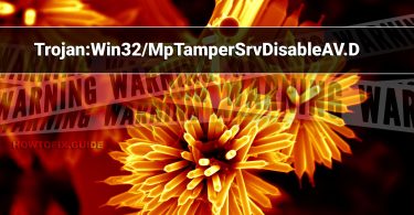 Win32/MpTamperSrvDisableAV Removal guide