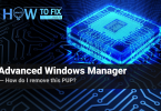 How do I remove Advanced Windows Manager?