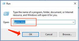 Windows 10: ejecutar gpmc