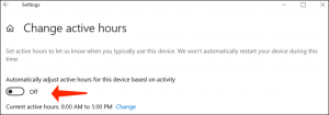 resolver problemas en Windows 10: deshabilitar los reinicios automáticos