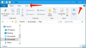file explorer windows 10 - home tab