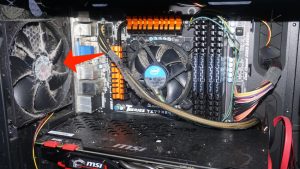 alta carga de CPU - pc limpiando el radiador