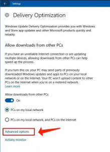 Windows10配信の最適化