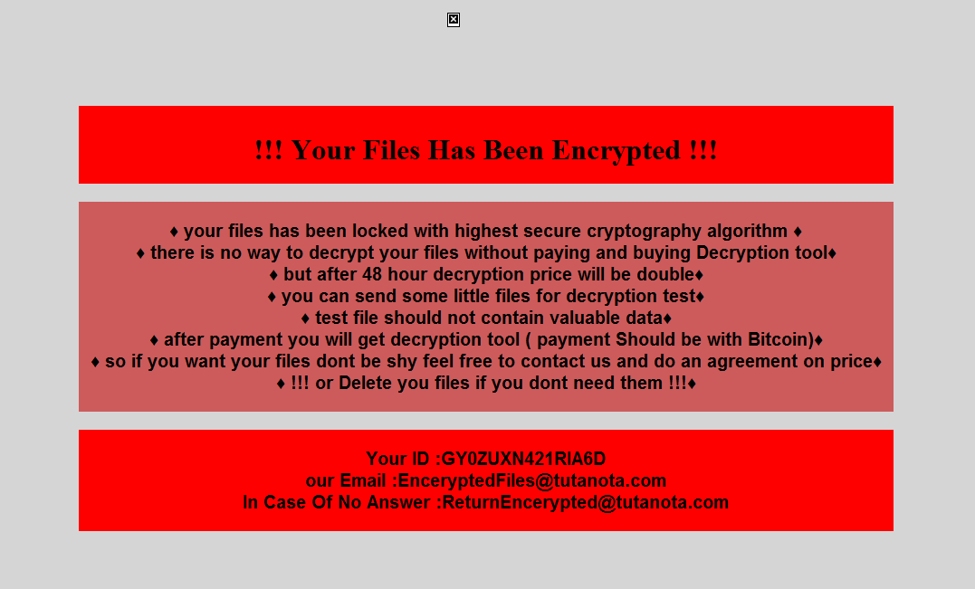 Chaos ransomware: reviewing the newbie