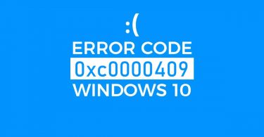 0xc0000409 error