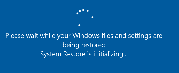 Restore Windows 10
