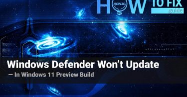How to Fix Windows 11 Defender Update Issue
