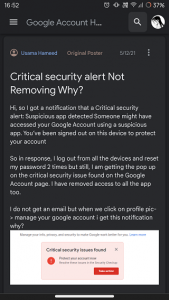 critical security alert fake