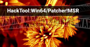 HackTool:Win64/Patcher!MSR Removal guide
