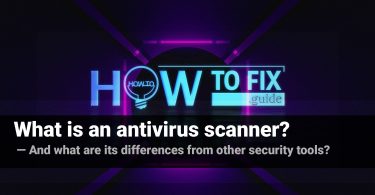 What is an antivirus scanner? And what are its differences from other security tools?