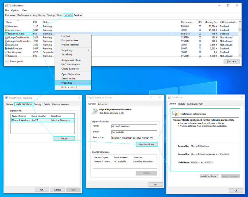 Usermode font driver host что это