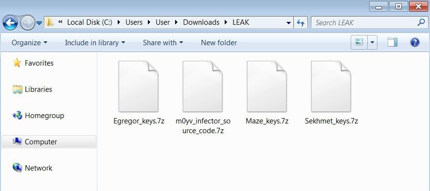 Egregor decryption keys