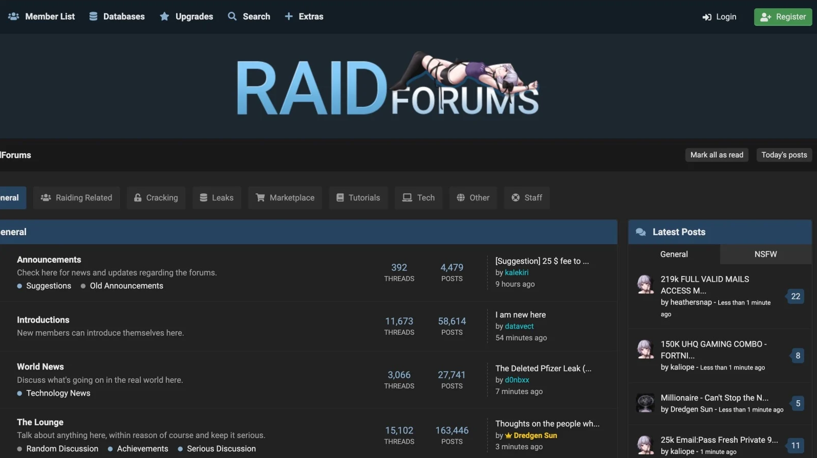 RaidForums interface