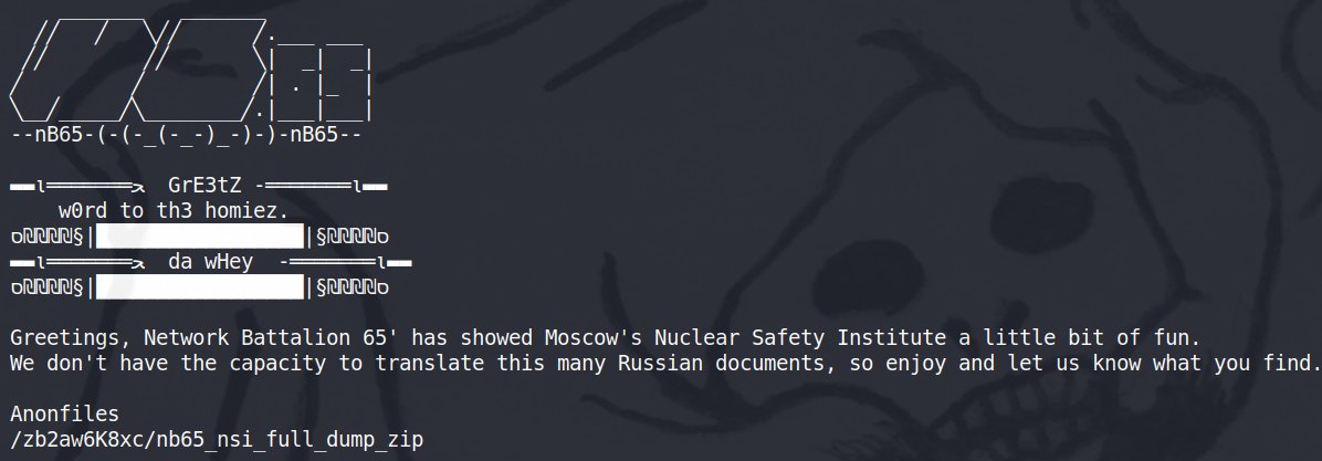 NB65 group attacks Russia with the modified Conti ransomware