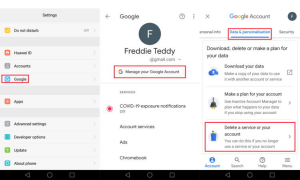 Ein Google Mail-Konto auf einem Android-Telefon löschen