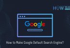 make Google your default search engine