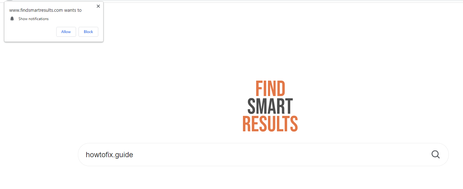 Find Smart Results hijacker - Findsmartresults.com