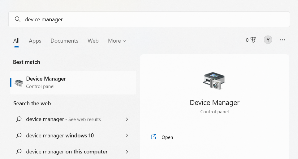 Search Device Manager