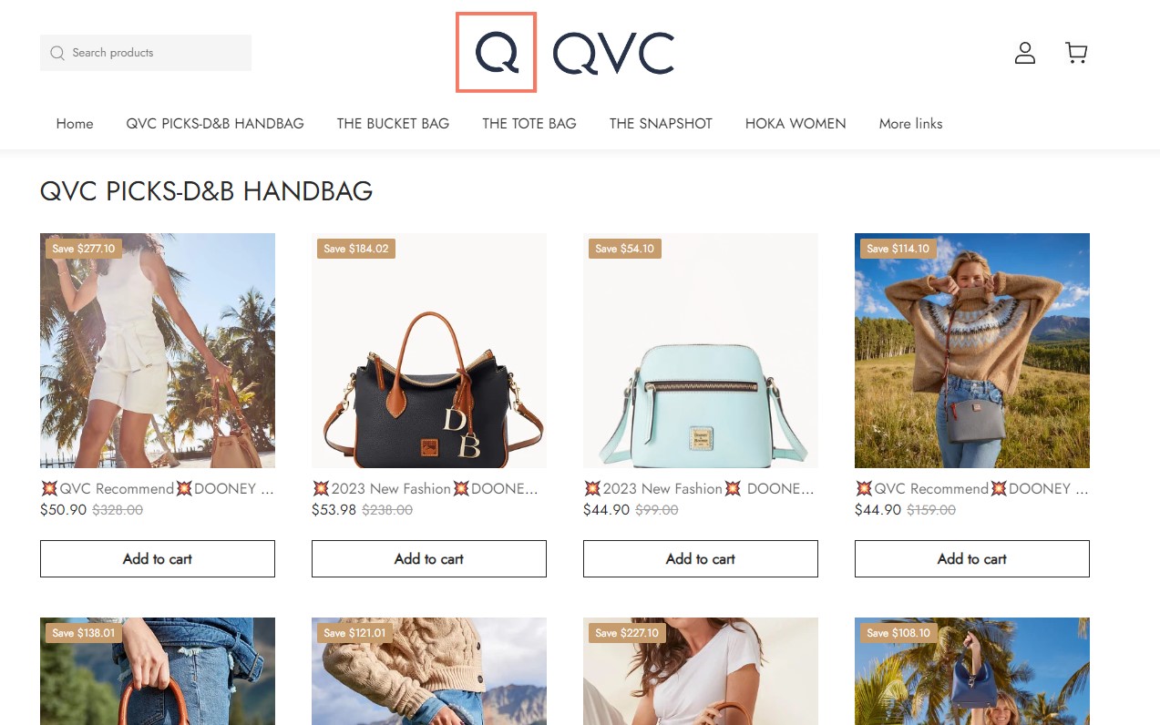 Arlikea.com, a website that claims to offer amazing deals on QVC products