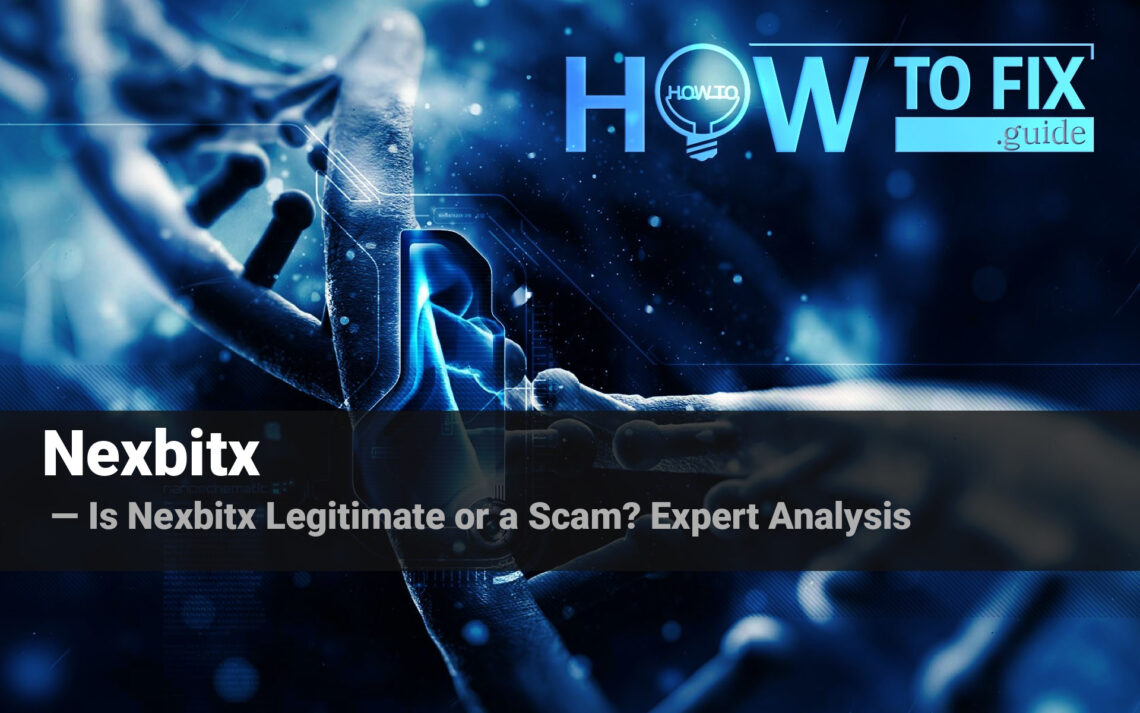 Nexbitx.com Scam Site: Cryptocurrency Scams