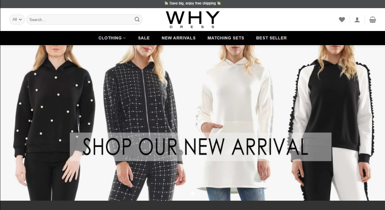 Whydress-shop.com is a fraudulent online store