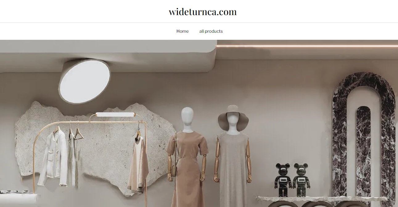  Wideturnca.com is an online shopping scam stealing money and data from customers