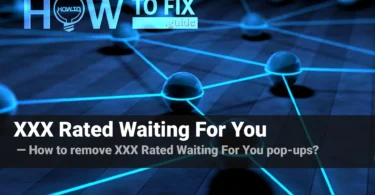 XXX Rated Waiting For You Pop-ups removal guide